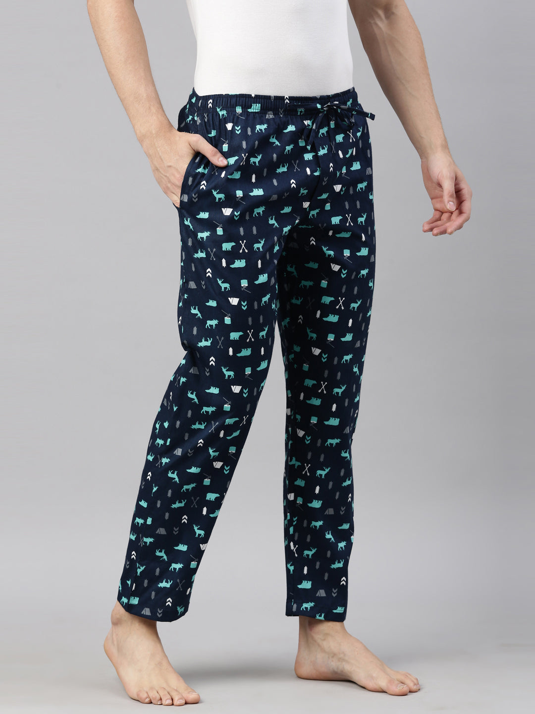 JOVEN MENS PRINTED PYJAMAS
