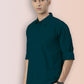 Broon Mens Slim Fit Premium Cotton Solid Shirt