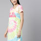 CURARE WOMENS TIE-DYE LONG TEE