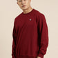 Men's Solid Round Neck Full Sleeve Sweatshirt