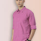 Broon Mens Slim Fit Premium Cotton Solid Shirt
