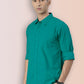 Broon Mens Slim Fit Premium Cotton Solid Shirt