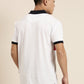 Men's Cut & Sew Colorblock Casual Polo Collar T-Shirt