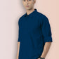 Broon Mens Slim Fit Premium Cotton Solid Shirt