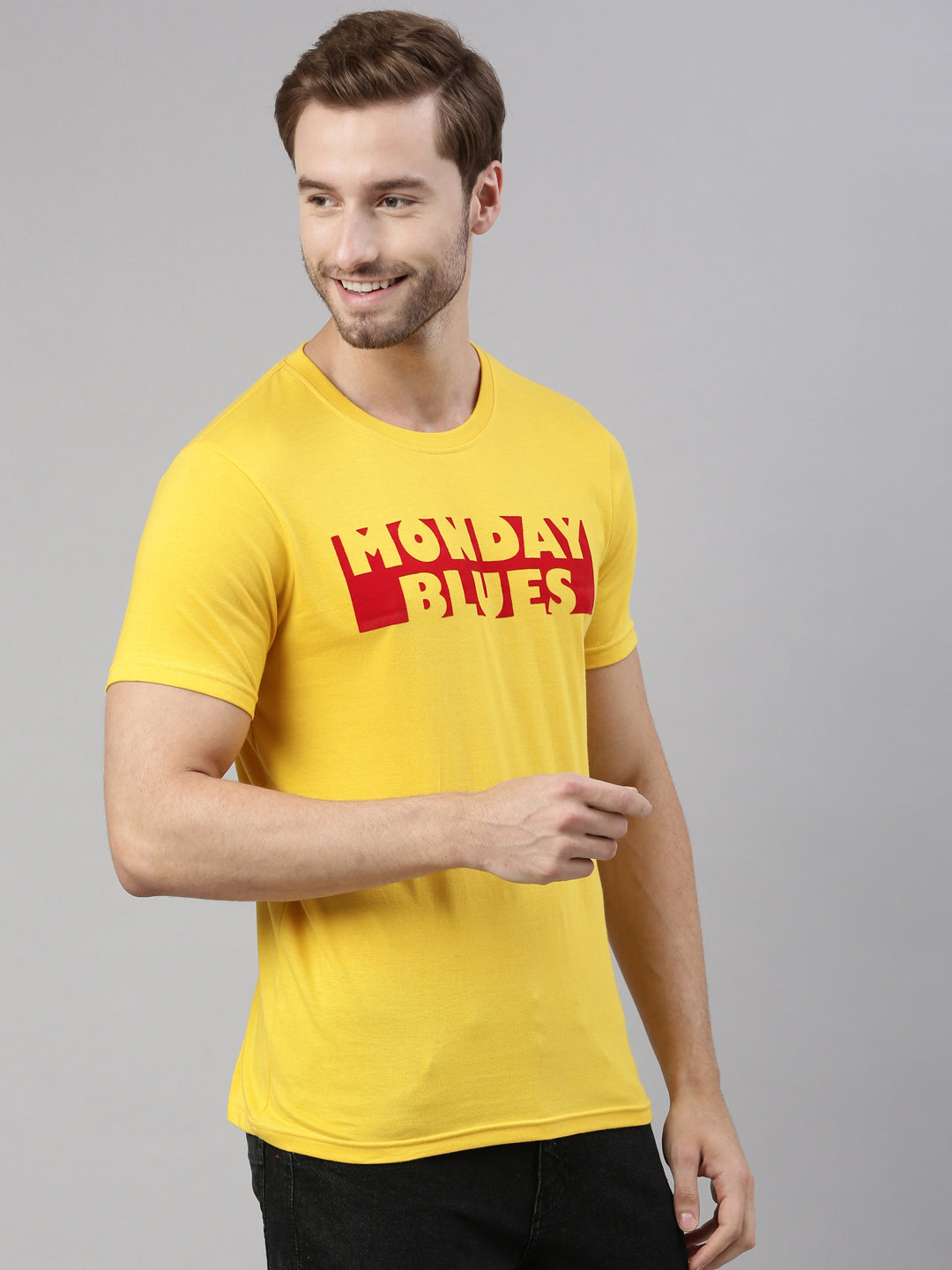 JOVEN MEN PRINTED T-SHIRT