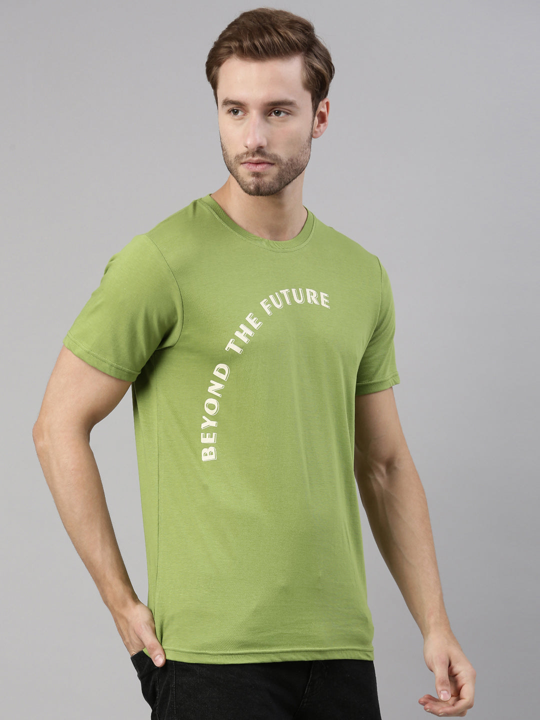 JOVEN MEN PRINTED T-SHIRT