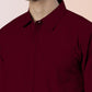 Broon Mens Slim Fit Premium Cotton Solid Shirt