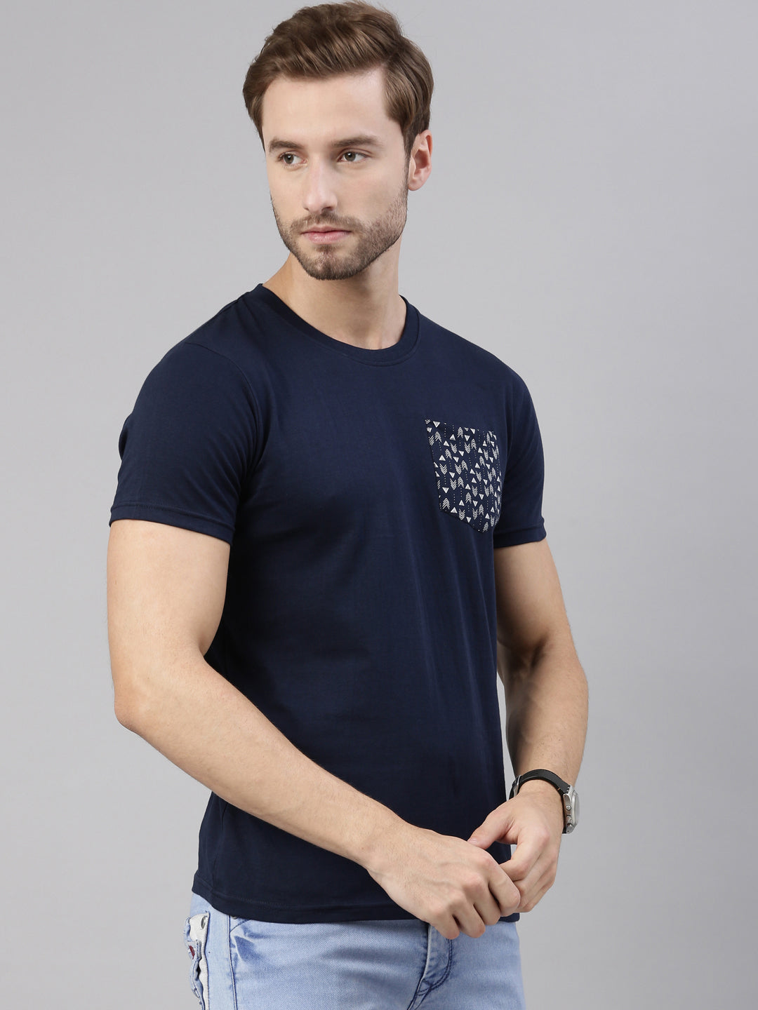 JOVEN MEN PRINTED T-SHIRT