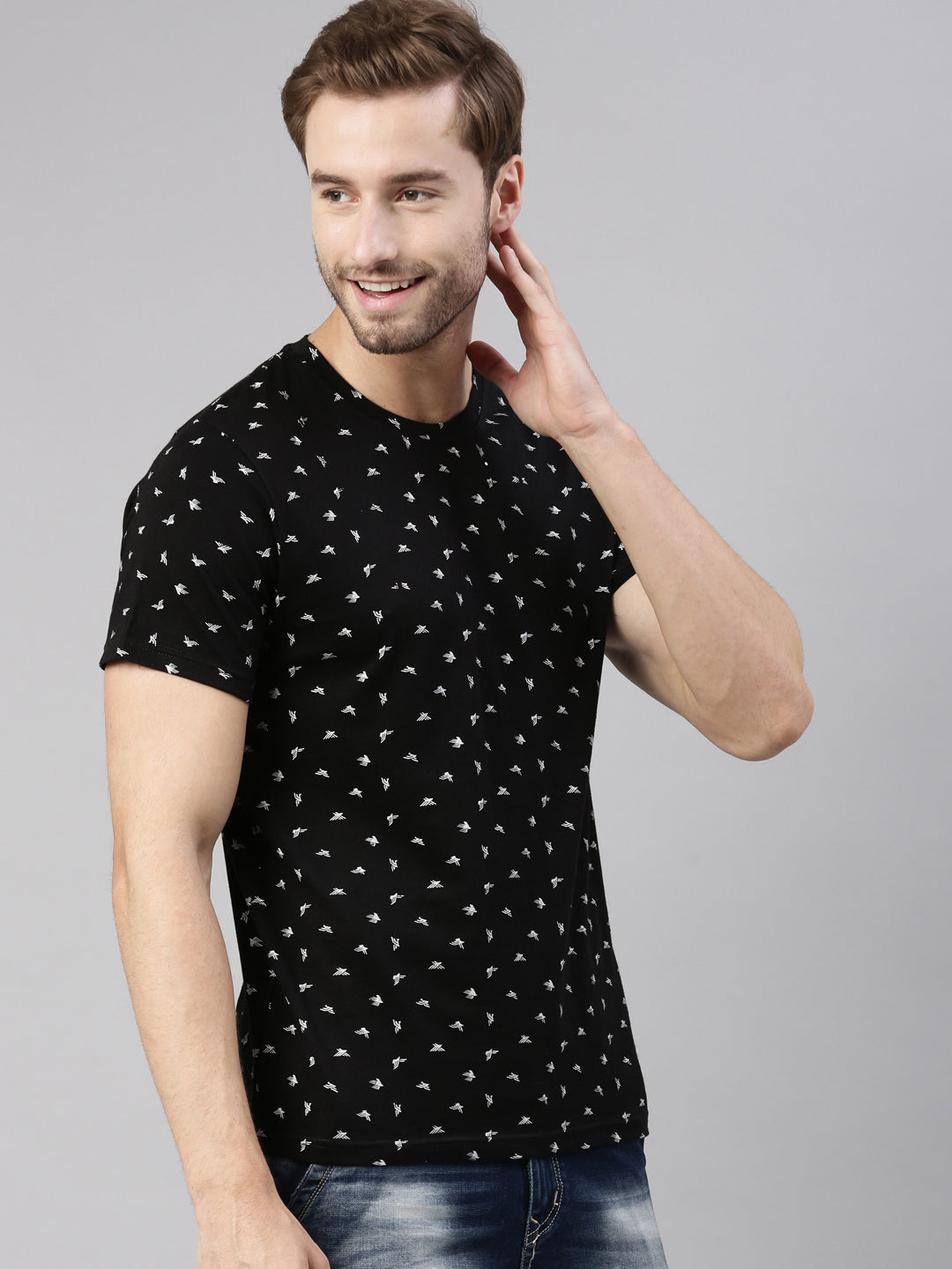 JOVEN MEN PRINTED T-SHIRT