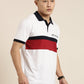Men's Cut & Sew Colorblock Casual Polo Collar T-Shirt