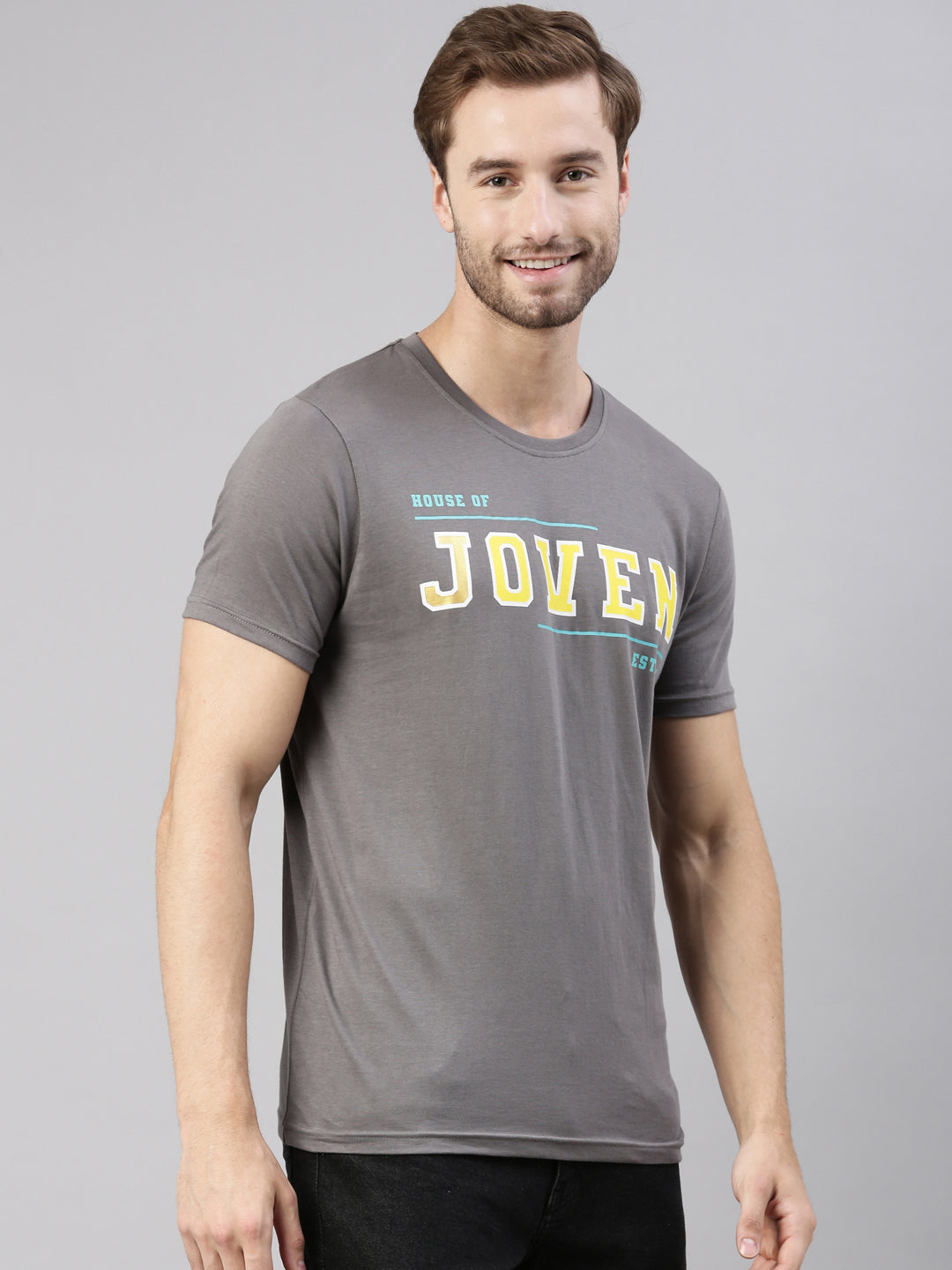 JOVEN MEN PRINTED T-SHIRT