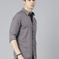 JOVEN Men Checked Pure Cotton Full Sleeve Casual Shirt