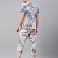 JOVEN MENS TIE-DYE CO-ORDINATED SET(T-SHIRT AND PANT)