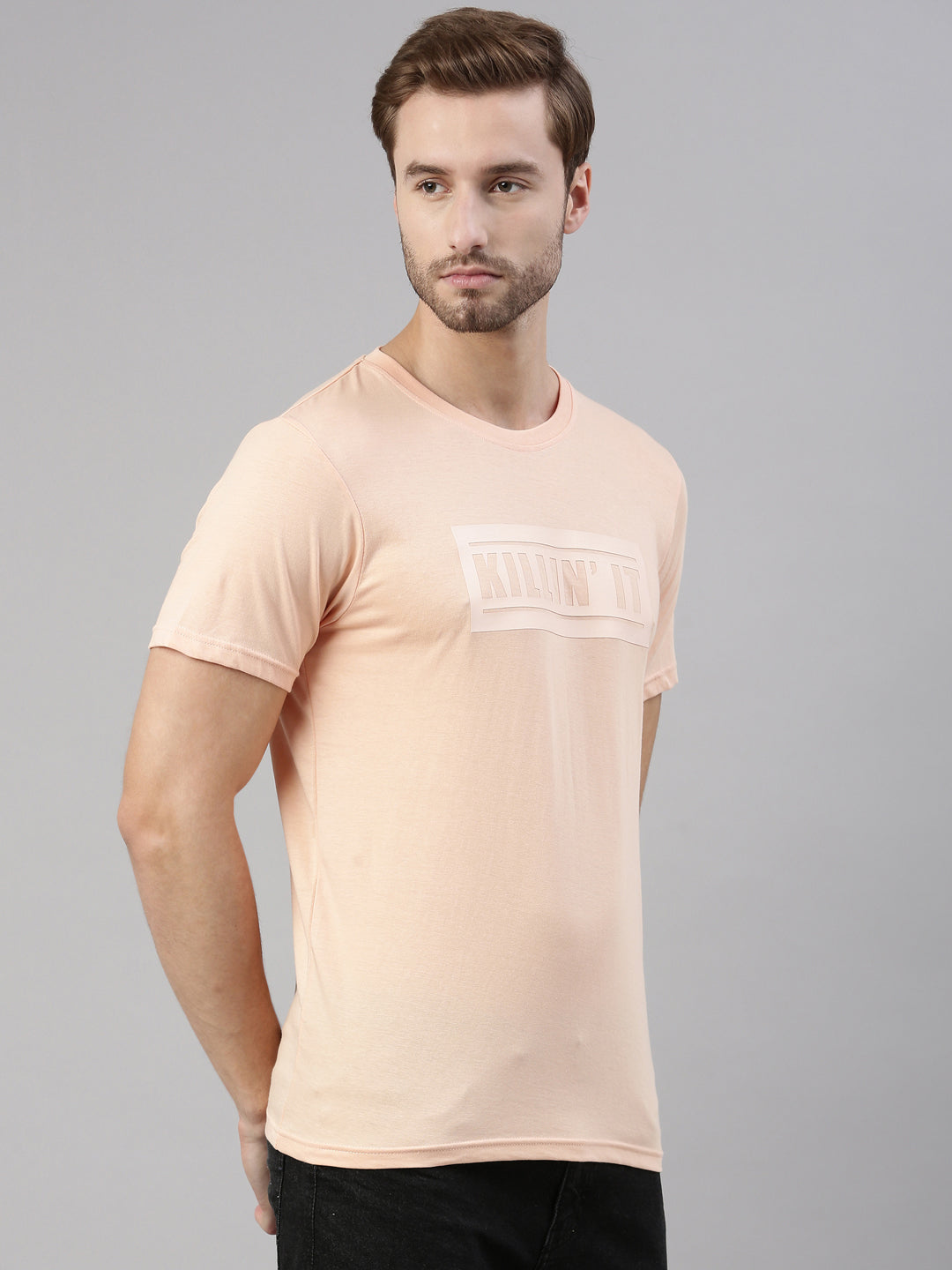 JOVEN MEN PRINTED T-SHIRT