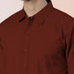 Broon Mens Slim Fit Premium Cotton Solid Shirt