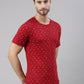 JOVEN MEN PRINTED T-SHIRT