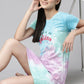 CURARE WOMENS TIE-DYE LONG TEE