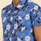Joven Men's Dark Blue Printed Co-Ords Set