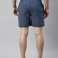 JOVEN MEN CHECKED PURE COTTON EASY SHORTS