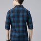JOVEN Men Checked Pure Cotton Full Sleeve Casual Shirt