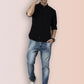 Broon Mens Slim Fit Premium Cotton Solid Shirt