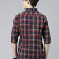 JOVEN Men Checked Pure Cotton Full Sleeve Casual Shirt
