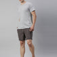JOVEN MEN CHECKED PURE COTTON EASY SHORTS
