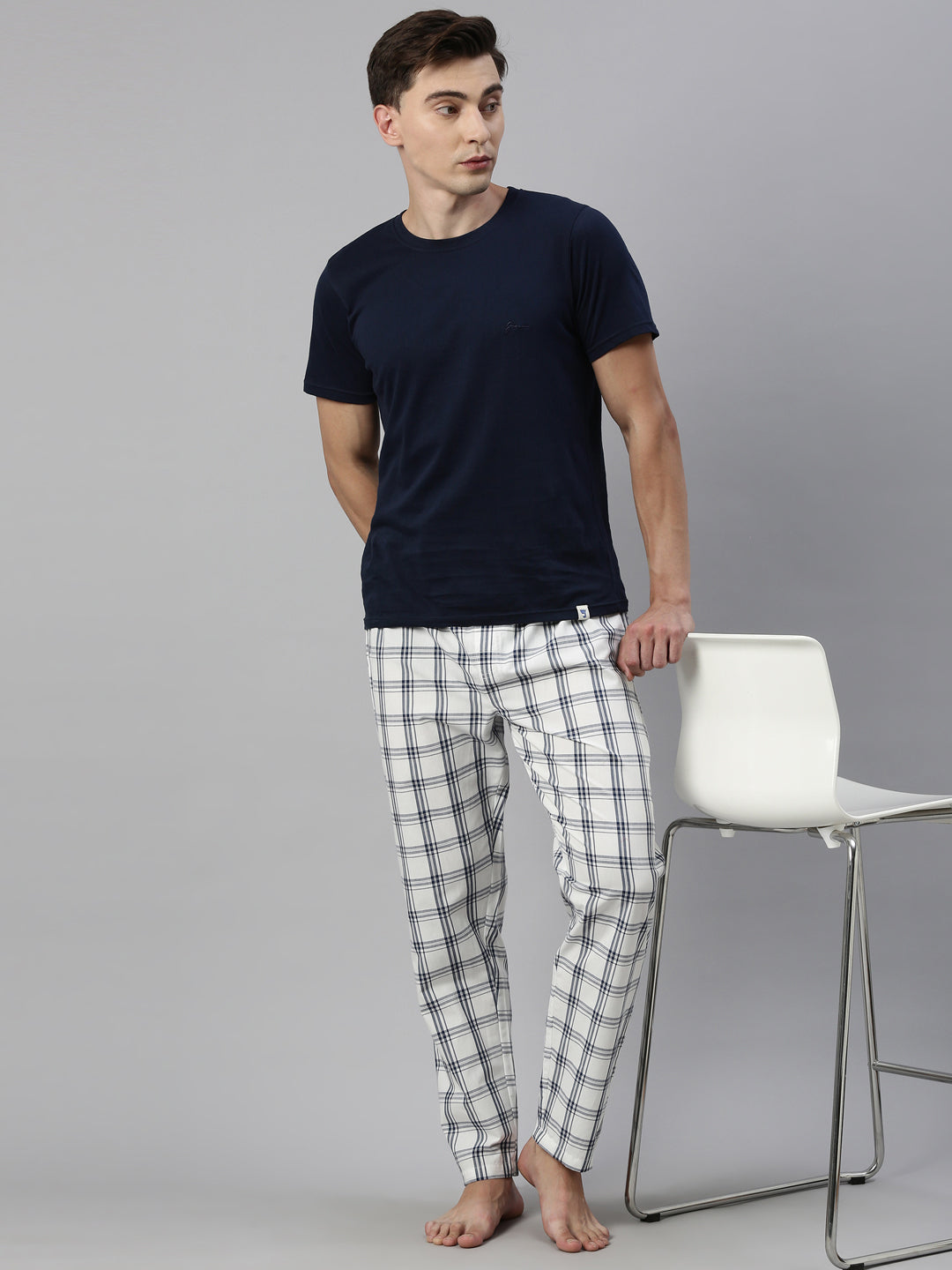JOVEN MENS CHECKED PYJAMA