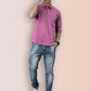 Broon Mens Slim Fit Premium Cotton Solid Shirt