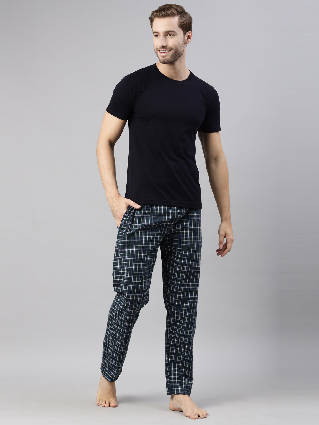 JOVEN MENS CHECKED PYJAMA