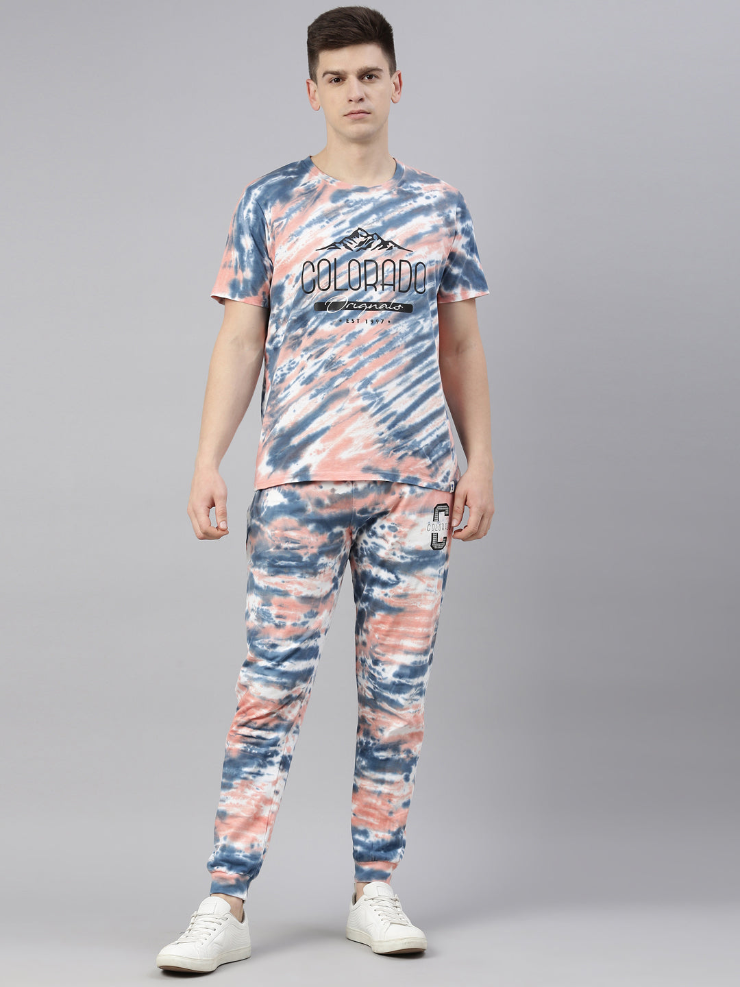 JOVEN MENS TIE-DYE JOGGERS(PANT ONLY)