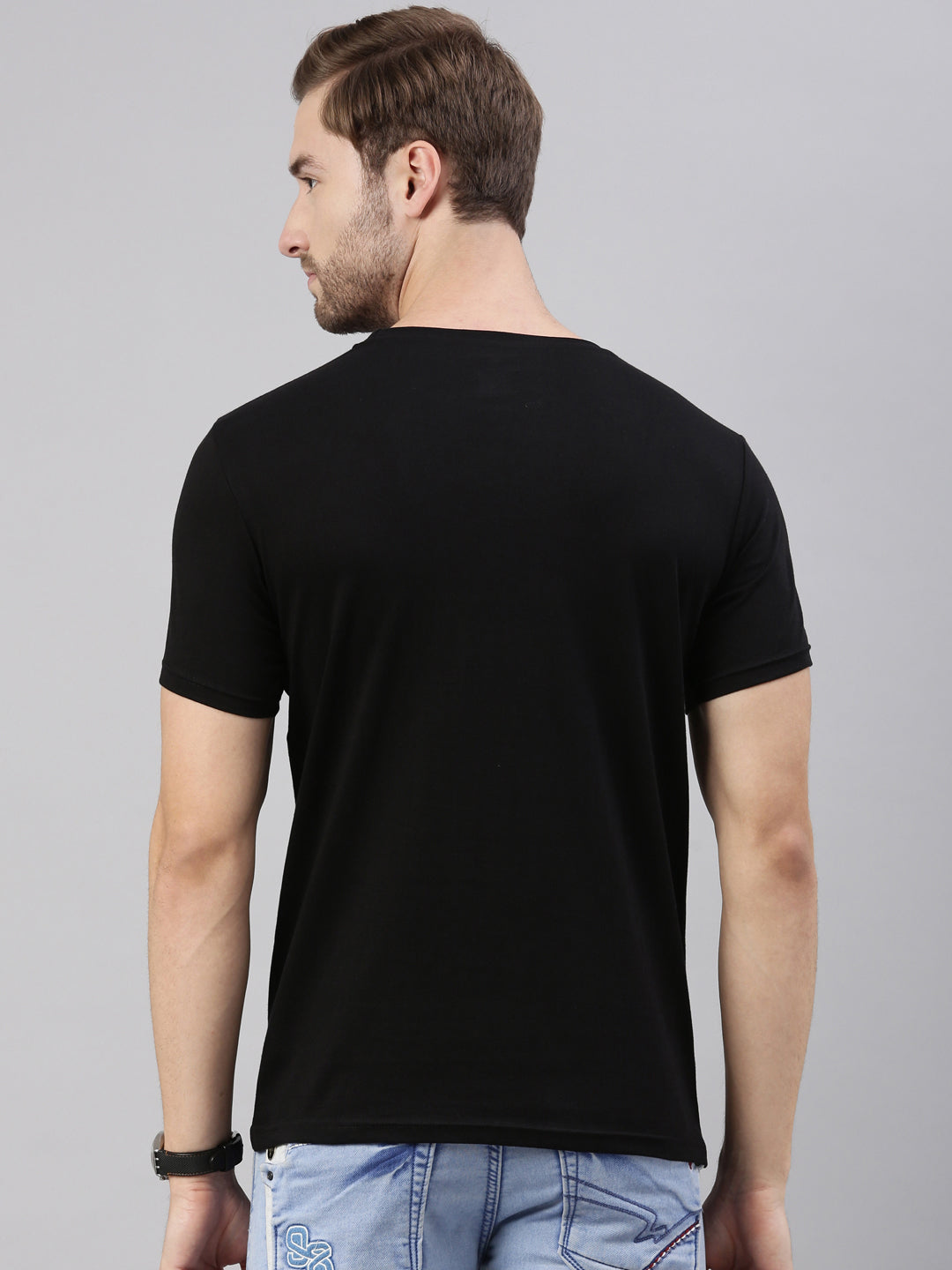JOVEN MEN PRINTED T-SHIRT