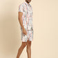 Joven Men's Multicolor Printed Co-Ords Set