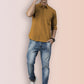 Broon Mens Slim Fit Premium Cotton Solid Shirt