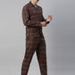 JOVEN MEN CHECKED PURE COTTON SLEEPSUIT