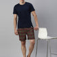 JOVEN MEN CHECKED PURE COTTON EASY SHORTS