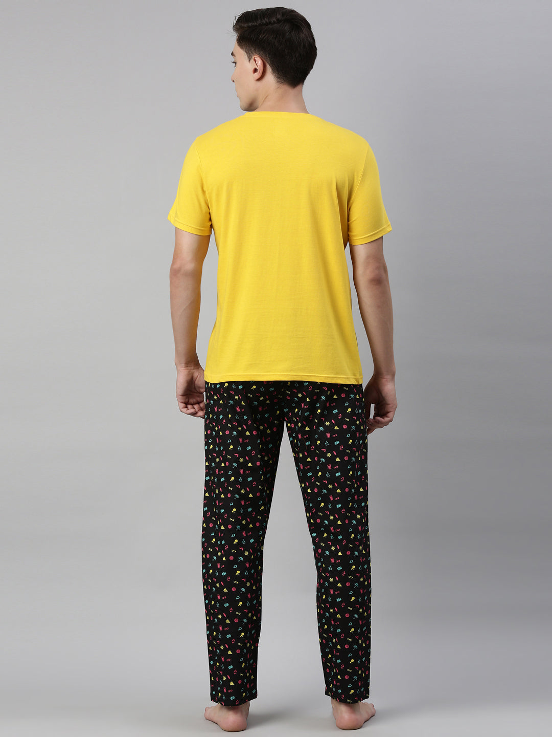 JOVEN MENS PRINTED LOUNGE SET