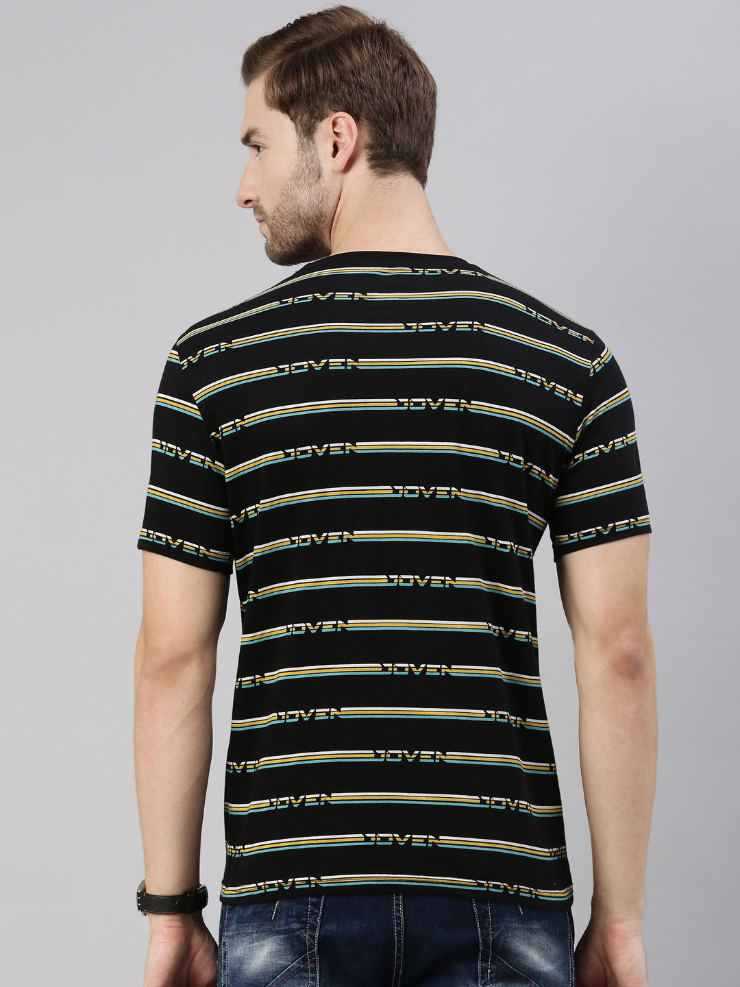 JOVEN MEN PRINTED T-SHIRT