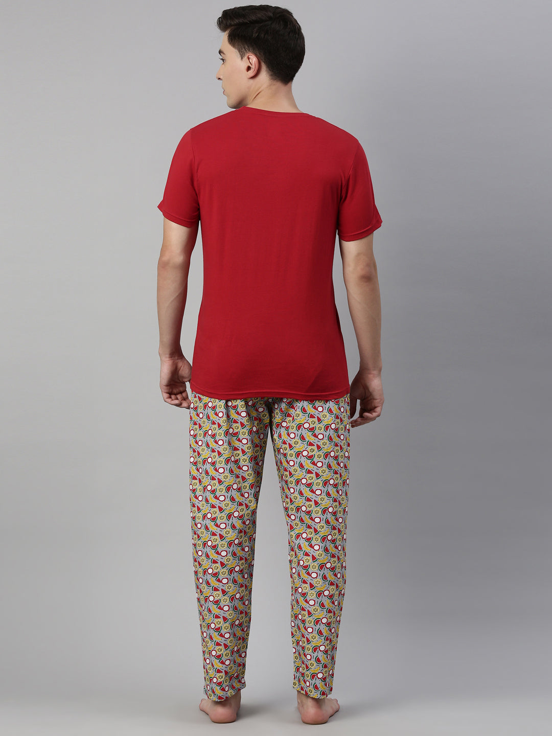 JOVEN MENS PRINTED LOUNGE SET
