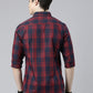 JOVEN Men Checked Pure Cotton Full Sleeve Casual Shirt