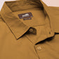Broon Mens Slim Fit Premium Cotton Solid Shirt