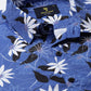 Joven Men's Dark Blue Printed Co-Ords Set