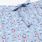JOVEN Men Blue Printed Pyjama