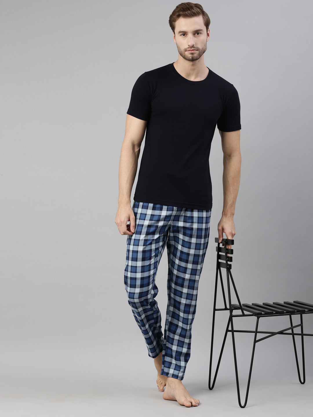 JOVEN MENS CHECKED PYJAMA
