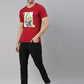 JOVEN MEN PRINTED T-SHIRT