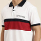 Men's Cut & Sew Colorblock Casual Polo Collar T-Shirt
