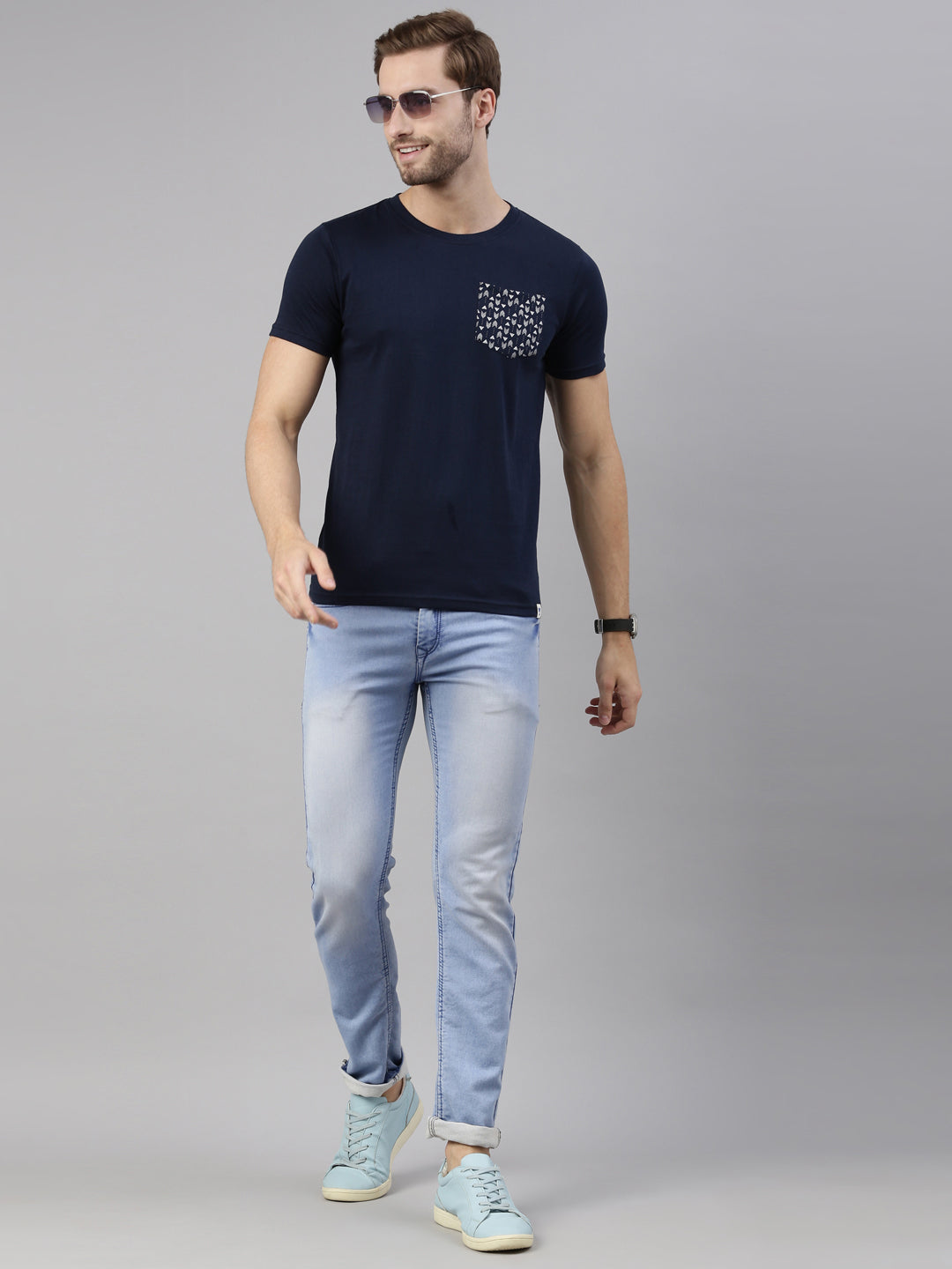 JOVEN MEN PRINTED T-SHIRT