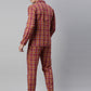 JOVEN MEN CHECKED PURE COTTON SLEEPSUIT