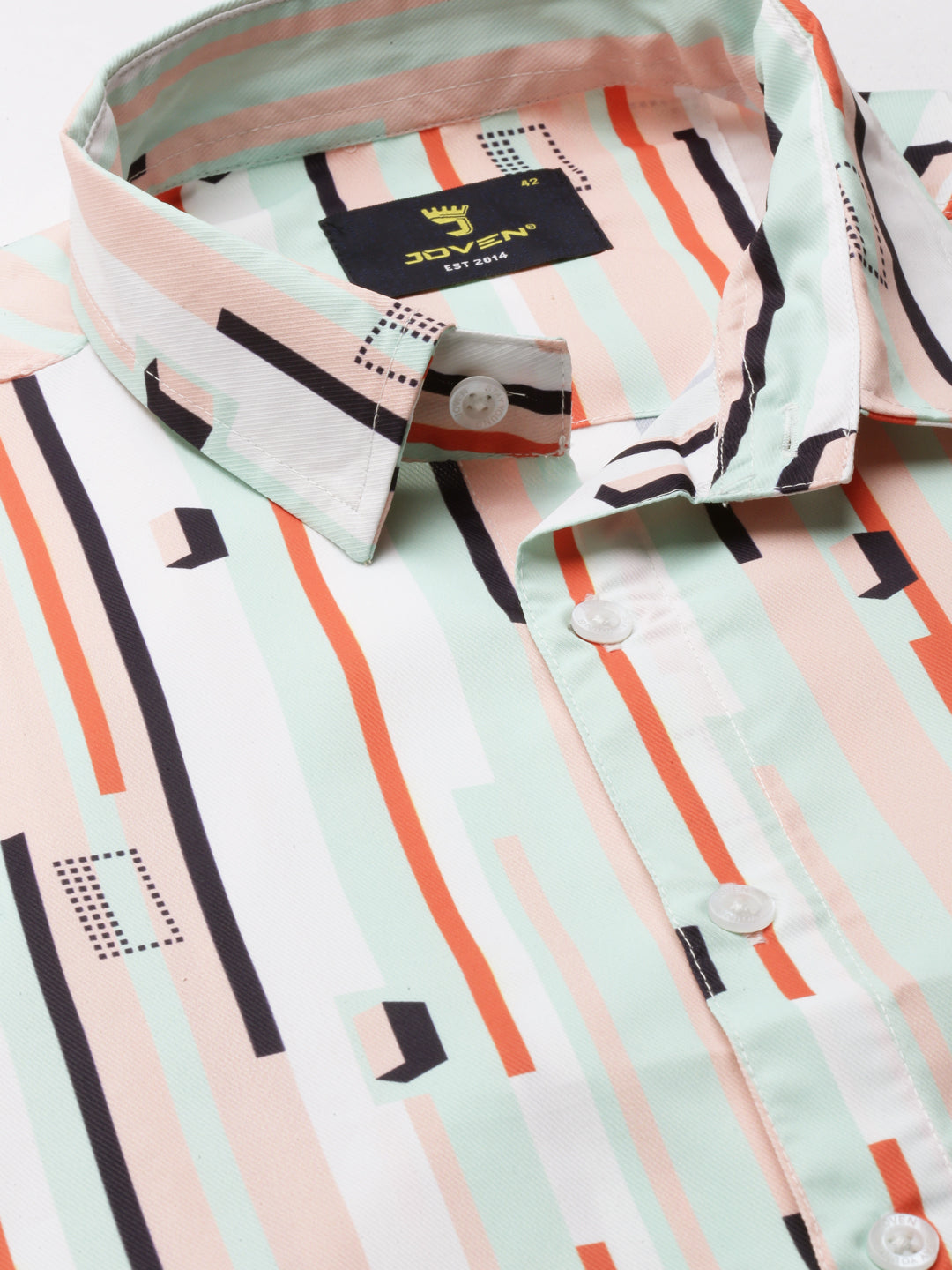 Joven Men's Multicolor Printed Co-Ords Set