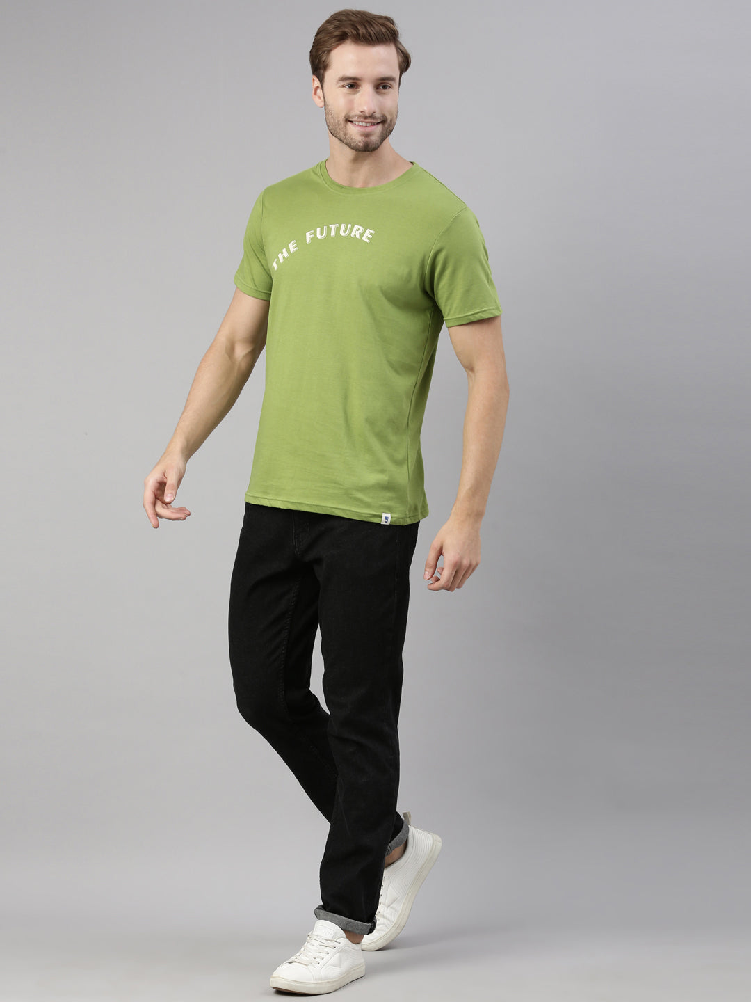 JOVEN MEN PRINTED T-SHIRT